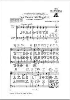Finken Frühlingslied